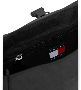 Tommy Jeans Bolso mensajero Essential negro