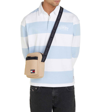 Tommy Jeans Essential reporter bag with beige logo