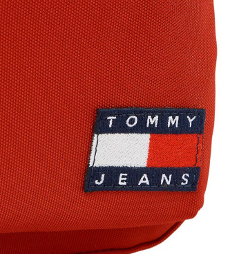 Tommy Jeans Bolso Reporter Essential con logo rojo