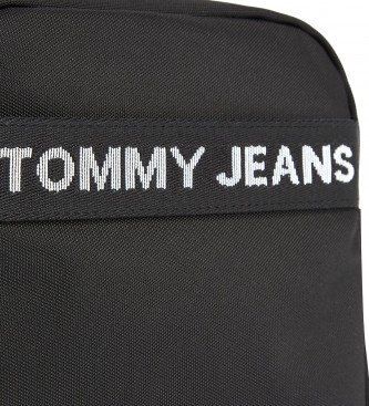 Tommy Jeans Essentiel genbrugsreportertaske sort