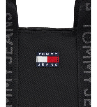 Tommy Jeans Tragetasche mit schwarzer Aufschrift