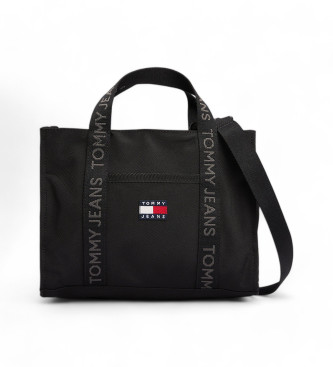 Tommy Jeans Bolso tote Essential con inscripcin negro