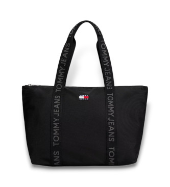 Tommy Jeans Essential tote bag med sort inskription