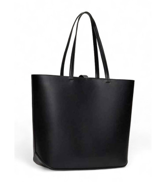 Tommy Jeans Borsa tote essenziale con logo nero metallizzato