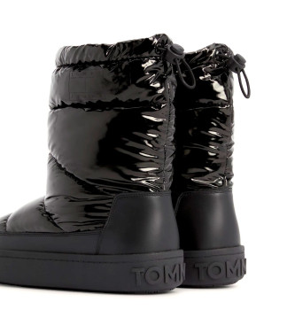 Tommy Jeans Recycled polyester recycled padded boots black
