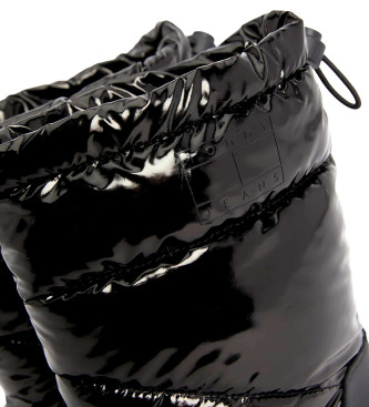 Tommy Jeans Gewatteerde laarzen van gerecycled polyester zwart
