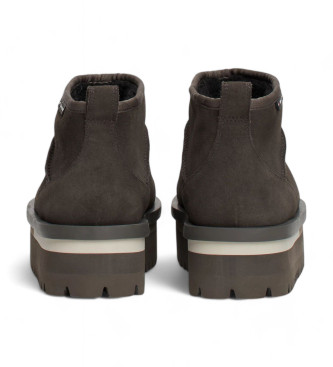 Tommy Jeans Plateau-Stiefeletten mit grauem Warmfutter