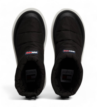 Tommy Jeans Botines forrados acolchados negro