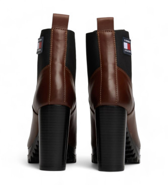 Tommy Jeans Booties New Essential brown