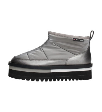 Tommy Jeans Bottines en nylon argent