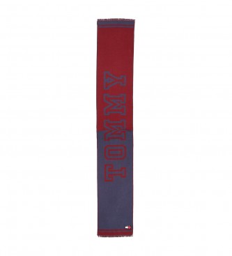 Tommy Jeans Cachecol Heritage Oversized castanho, azul-marinho