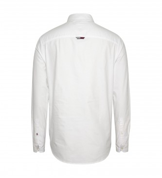 Tommy Jeans Klassiek Oxford overhemd wit