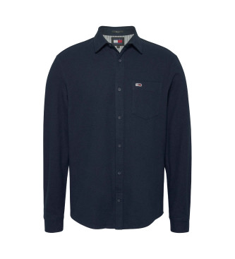 Tommy Jeans Camicia in flanella blu scuro