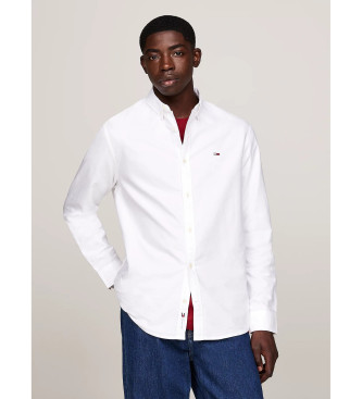Tommy Jeans Camicia Oxford Essential con logo bianco