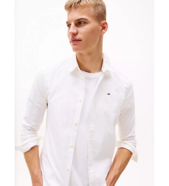 Tommy Jeans Camicia bianca Original in popeline elasticizzato