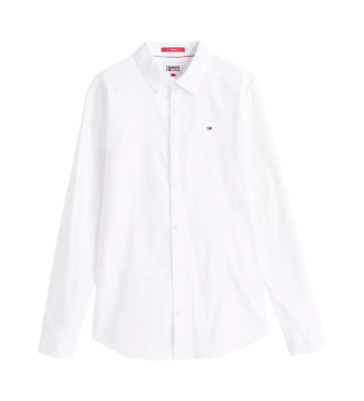 Tommy Jeans Camicia bianca Original in popeline elasticizzato