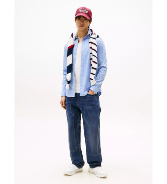 Tommy Jeans Original Stretch Popeline Hemd lavendel
