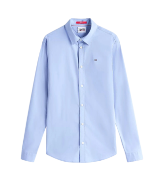 Tommy Jeans Original Stretch Popeline Hemd lavendel