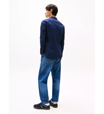 Tommy Jeans Poplin Original Stretch Shirt Marinha