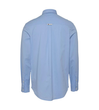 Tommy Jeans Camisa Reg Entry Poplin azul