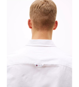 Tommy Jeans TJM Slim Stretch Oxford Shirt blanc