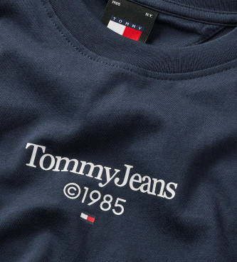 Tommy Jeans Majica 85 Vstop mornarsko modra