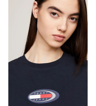 Tommy Jeans Archive T-shirt med navy retro-logo