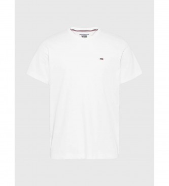 Tommy Jeans Camiseta Classic Jersey C Neck blanco