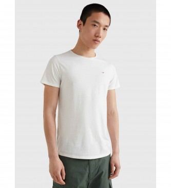 Tommy Jeans T-shirt clssica de corte justo branca