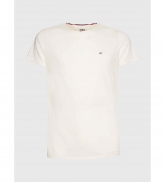 Tommy Jeans T-shirt clssica de corte justo branca