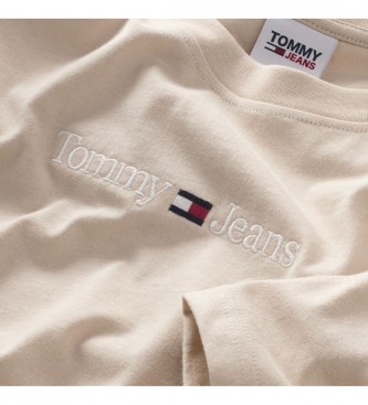 Tommy Jeans T-shirt classique Logo Beige