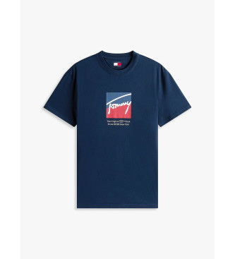 Tommy Jeans T-shirt with distinctive navy logo