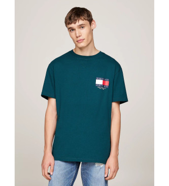 Tommy Jeans T-shirt med logo p ryggen, grn