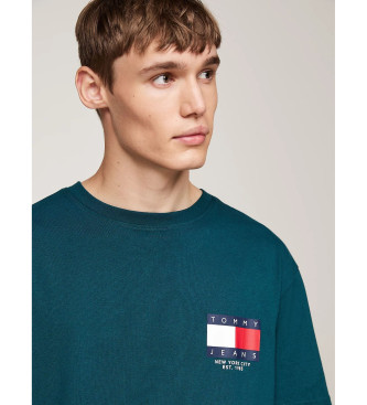 Tommy Jeans T-shirt med logo p ryggen, grn