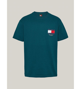 Tommy Jeans T-shirt med logo p ryggen, grn