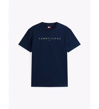 Tommy Jeans T-shirt with navy linear logo