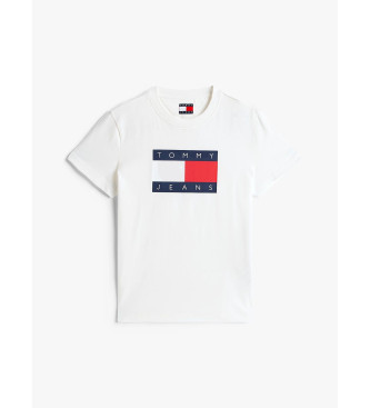 Tommy Jeans T-shirt med vit logopatch