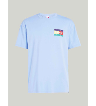 Tommy Jeans Rundhals-T-Shirt mit blauem Rckenlogo