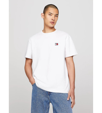 Tommy Jeans T-shirt med rund hals og hvid patch