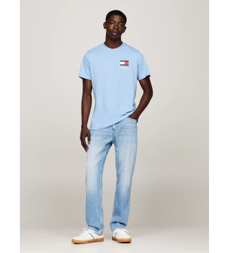 Tommy Jeans T-shirt essenziale slim fit con logo blu