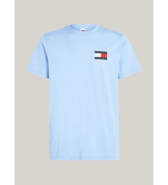 Tommy Jeans T-shirt essenziale slim fit con logo blu