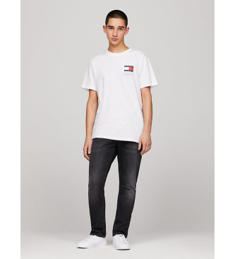 Tommy Jeans Camiseta Essential de corte slim con logo blanco