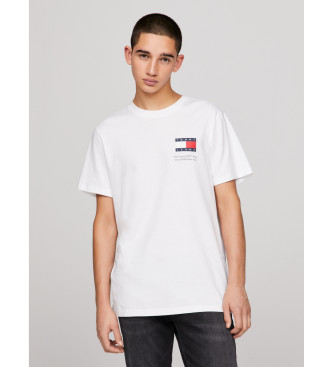 Tommy Jeans T-shirt Essential slim fit com logtipo branco