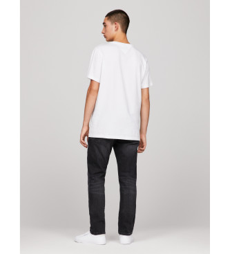 Tommy Jeans T-shirt Essential slim fit com logtipo branco