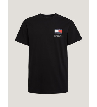 Tommy Jeans T-shirt essenziale slim fit con logo nero