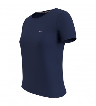 Tommy Jeans T-shirt con logo blu navy essenziale