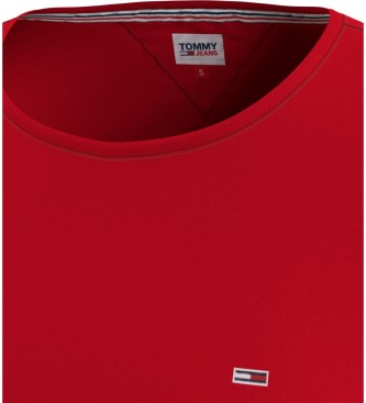 Tommy Jeans T-shirt essenziale con logo rosso