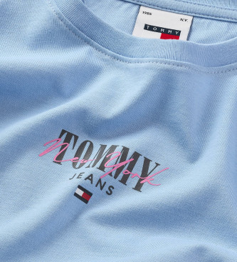 Tommy Jeans T-shirt Essential Slim Logo azul