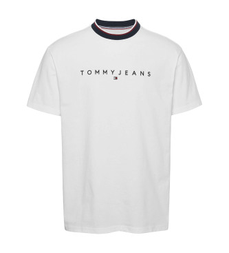 Tommy Jeans White logo T-shirt