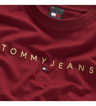 Tommy Jeans T-shirt rouge avec logo